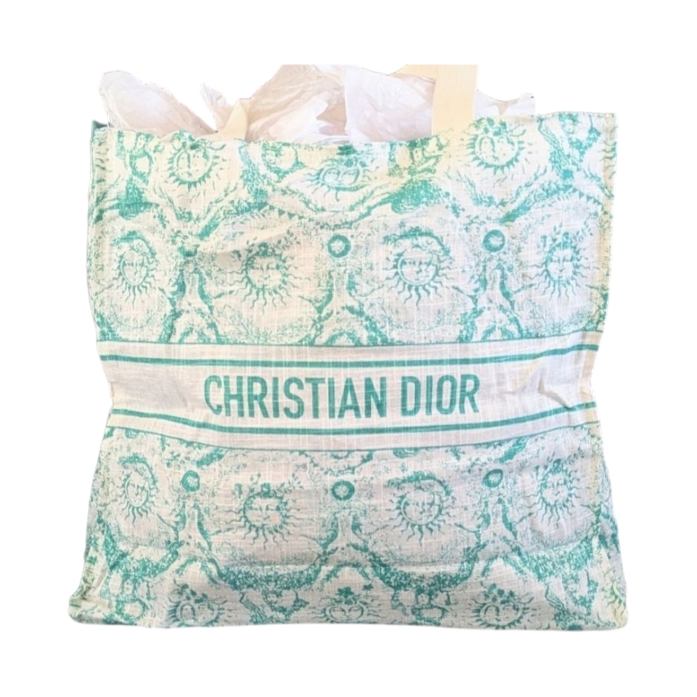 Christian Dior Tote Bag in Aquamaria - Dioriveria